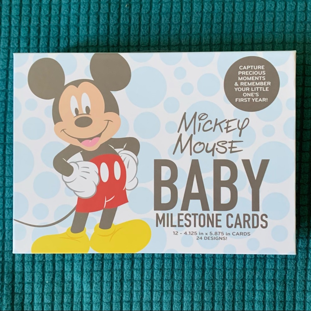 Disney Mickey baby milestone marker stickers